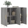 Aparador de madera de ingeniería gris Sonoma 90x34x80 cm de vidaXL, Aparadores - Ref: Foro24-828098, Precio: 79,21 €, Descuen...