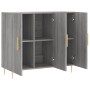 Aparador de madera de ingeniería gris Sonoma 90x34x80 cm de vidaXL, Aparadores - Ref: Foro24-828098, Precio: 79,21 €, Descuen...