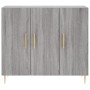 Aparador de madera de ingeniería gris Sonoma 90x34x80 cm de vidaXL, Aparadores - Ref: Foro24-828098, Precio: 79,21 €, Descuen...