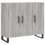 Sonoma gray engineered wood sideboard 90x34x80 cm by vidaXL, Sideboards - Ref: Foro24-828138, Price: 98,84 €, Discount: %