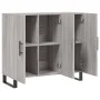 Sonoma gray engineered wood sideboard 90x34x80 cm by vidaXL, Sideboards - Ref: Foro24-828138, Price: 98,84 €, Discount: %