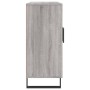 Aparador de madera de ingeniería gris Sonoma 90x34x80 cm de vidaXL, Aparadores - Ref: Foro24-828138, Precio: 100,33 €, Descue...