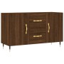Aparador de madera de ingeniería roble marrón 100x36x60 cm de vidaXL, Aparadores - Ref: Foro24-828155, Precio: 105,98 €, Desc...