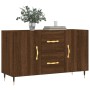 Aparador de madera de ingeniería roble marrón 100x36x60 cm de vidaXL, Aparadores - Ref: Foro24-828155, Precio: 105,98 €, Desc...