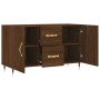 Aparador de madera de ingeniería roble marrón 100x36x60 cm de vidaXL, Aparadores - Ref: Foro24-828155, Precio: 105,98 €, Desc...