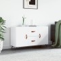 Aparador de madera de ingeniería blanco 100x36x60 cm de vidaXL, Aparadores - Ref: Foro24-828140, Precio: 83,89 €, Descuento: %