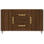 Aparador de madera de ingeniería roble marrón 100x36x60 cm de vidaXL, Aparadores - Ref: Foro24-828155, Precio: 105,98 €, Desc...