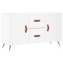 Aparador de madera de ingeniería blanco 100x36x60 cm de vidaXL, Aparadores - Ref: Foro24-828140, Precio: 83,89 €, Descuento: %