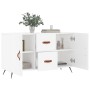 Aparador de madera de ingeniería blanco 100x36x60 cm de vidaXL, Aparadores - Ref: Foro24-828140, Precio: 83,89 €, Descuento: %