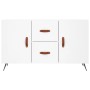 Aparador de madera de ingeniería blanco 100x36x60 cm de vidaXL, Aparadores - Ref: Foro24-828140, Precio: 83,89 €, Descuento: %