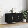 Aparador de madera de ingeniería negro 100x36x60 cm de vidaXL, Aparadores - Ref: Foro24-828149, Precio: 84,87 €, Descuento: %