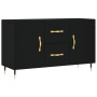 Aparador de madera de ingeniería negro 100x36x60 cm de vidaXL, Aparadores - Ref: Foro24-828149, Precio: 84,87 €, Descuento: %