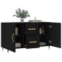 Aparador de madera de ingeniería negro 100x36x60 cm de vidaXL, Aparadores - Ref: Foro24-828149, Precio: 84,87 €, Descuento: %