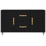 Aparador de madera de ingeniería negro 100x36x60 cm de vidaXL, Aparadores - Ref: Foro24-828149, Precio: 84,87 €, Descuento: %