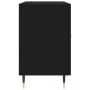 Aparador de madera de ingeniería negro 100x36x60 cm de vidaXL, Aparadores - Ref: Foro24-828149, Precio: 84,87 €, Descuento: %