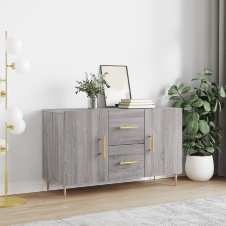 Aparador de madera de ingeniería gris Sonoma 100x36x60 cm de vidaXL, Aparadores - Ref: Foro24-828162, Precio: 85,11 €, Descue...