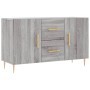Aparador de madera de ingeniería gris Sonoma 100x36x60 cm de vidaXL, Aparadores - Ref: Foro24-828162, Precio: 85,11 €, Descue...