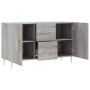 Aparador de madera de ingeniería gris Sonoma 100x36x60 cm de vidaXL, Aparadores - Ref: Foro24-828162, Precio: 85,11 €, Descue...