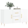 Aparador de madera de ingeniería blanco brillante 100x36x60 cm de vidaXL, Aparadores - Ref: Foro24-828158, Precio: 113,18 €, ...