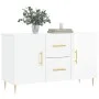 Hochglanzweißes Sideboard aus Holzwerkstoff, 100 x 36 x 60 cm von vidaXL, Sideboards - Ref: Foro24-828158, Preis: 111,48 €, R...