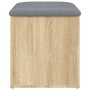 Banco de almacenaje roble Sonoma 42x42x45 cm madera de ingeniería en Bancos para recibidores y almacenamiento | Comprar online e