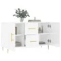 Hochglanzweißes Sideboard aus Holzwerkstoff, 100 x 36 x 60 cm von vidaXL, Sideboards - Ref: Foro24-828158, Preis: 111,48 €, R...