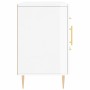 Aparador de madera de ingeniería blanco brillante 100x36x60 cm de vidaXL, Aparadores - Ref: Foro24-828158, Precio: 113,18 €, ...