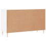 Aparador de madera de ingeniería blanco brillante 100x36x60 cm de vidaXL, Aparadores - Ref: Foro24-828158, Precio: 113,18 €, ...