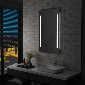 Espejo de pared de baño con LED 60x100 cm en Espejos | Comprar online en Foru.es