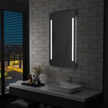 Espejo de pared de baño con LED 60x100 cm en Espejos | Comprar online en Foru.es