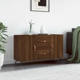 Aparador de madera de ingeniería roble marrón 100x36x60 cm de vidaXL, Aparadores - Ref: Foro24-828147, Precio: 103,50 €, Desc...