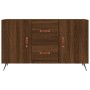 Aparador de madera de ingeniería roble marrón 100x36x60 cm de vidaXL, Aparadores - Ref: Foro24-828147, Precio: 105,79 €, Desc...