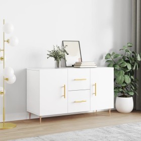 Aparador de madera de ingeniería blanco 100x36x60 cm de vidaXL, Aparadores - Ref: Foro24-828156, Precio: 89,10 €, Descuento: %
