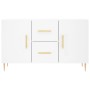 Aparador de madera de ingeniería blanco 100x36x60 cm de vidaXL, Aparadores - Ref: Foro24-828156, Precio: 89,10 €, Descuento: %