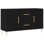 Aparador de madera de ingeniería negro 100x36x60 cm de vidaXL, Aparadores - Ref: Foro24-828157, Precio: 87,80 €, Descuento: %