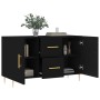 Aparador de madera de ingeniería negro 100x36x60 cm de vidaXL, Aparadores - Ref: Foro24-828157, Precio: 87,80 €, Descuento: %