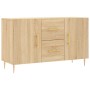 Aparador de madera de ingeniería roble Sonoma 100x36x60 cm de vidaXL, Aparadores - Ref: Foro24-828159, Precio: 98,13 €, Descu...