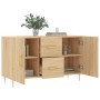 Aparador de madera de ingeniería roble Sonoma 100x36x60 cm de vidaXL, Aparadores - Ref: Foro24-828159, Precio: 98,13 €, Descu...