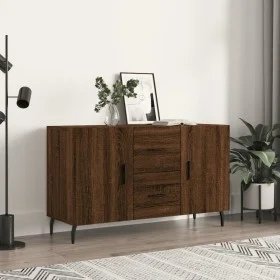 Aparador de madera de ingeniería roble marrón 100x36x60 cm de vidaXL, Aparadores - Ref: Foro24-828195, Precio: 105,08 €, Desc...