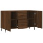 Aparador de madera de ingeniería roble marrón 100x36x60 cm de vidaXL, Aparadores - Ref: Foro24-828195, Precio: 106,72 €, Desc...