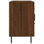 Aparador de madera de ingeniería roble marrón 100x36x60 cm de vidaXL, Aparadores - Ref: Foro24-828195, Precio: 106,72 €, Desc...
