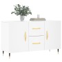 Aparador de madera de ingeniería blanco 100x36x60 cm de vidaXL, Aparadores - Ref: Foro24-828148, Precio: 89,69 €, Descuento: %