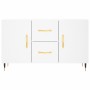 Aparador de madera de ingeniería blanco 100x36x60 cm de vidaXL, Aparadores - Ref: Foro24-828148, Precio: 89,69 €, Descuento: %