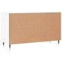 Aparador de madera de ingeniería blanco 100x36x60 cm de vidaXL, Aparadores - Ref: Foro24-828148, Precio: 89,69 €, Descuento: %