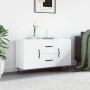 Aparador de madera de ingeniería blanco 100x36x60 cm de vidaXL, Aparadores - Ref: Foro24-828164, Precio: 96,40 €, Descuento: %