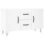 Aparador de madera de ingeniería blanco 100x36x60 cm de vidaXL, Aparadores - Ref: Foro24-828164, Precio: 96,40 €, Descuento: %