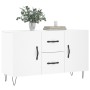 Aparador de madera de ingeniería blanco 100x36x60 cm de vidaXL, Aparadores - Ref: Foro24-828164, Precio: 96,40 €, Descuento: %