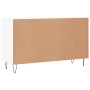 Aparador de madera de ingeniería blanco 100x36x60 cm de vidaXL, Aparadores - Ref: Foro24-828164, Precio: 96,40 €, Descuento: %