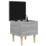 Banco con almacenaje madera ingeniería gris Sonoma 42x42x46 cm en Bancos para recibidores y almacenamiento | Comprar online en F