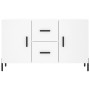 Aparador de madera de ingeniería blanco 100x36x60 cm de vidaXL, Aparadores - Ref: Foro24-828180, Precio: 93,44 €, Descuento: %
